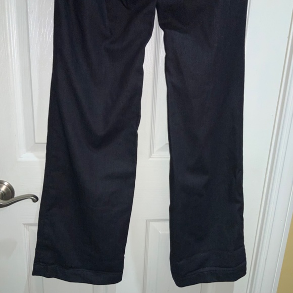 Ann Taylor Loft Modern Trouser Sz 4 wide leg navy blue - Picture 5 of 9